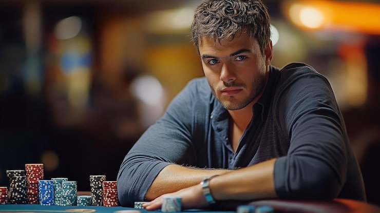 Live dealer Infinite Blackjack table on mpoatm slot with multiple camera angles